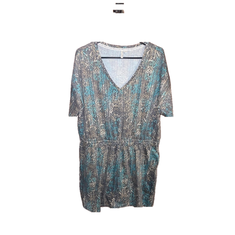 Cato/Live Well Aztec Watercolor Dress *make offers*